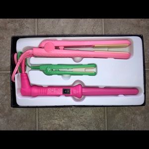 Her Styler colorful seasons straightener & curler bundle